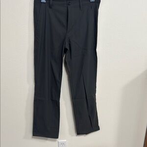 Eddie Bauer Gray Chinos with Slim Fit and Cropped Length